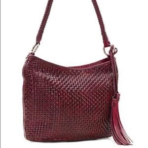 Patricia Nash Italian Leather weave purse